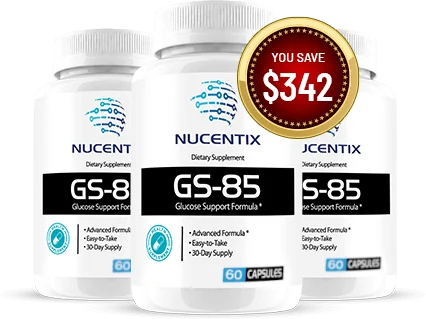 Nucentix GS-85 3 Bottles package