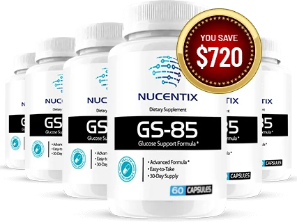 Nucentix GS-85 6 Bottles package